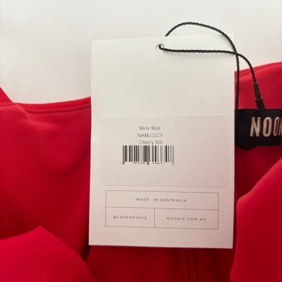 Nookie Minx Midi in Cherry Size XS - Picture 7 of 12